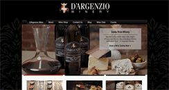 Desktop Screenshot of dargenziowine.com